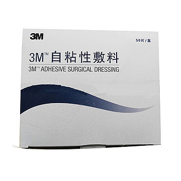 3M 自粘性敷料 T666  10X10cm （50片/盒，8盒/箱）