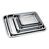 健康医疗 不锈钢方盘 400*300*48mm (1只)