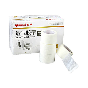 yuwell鱼跃 透气胶带 无纺布2.5×910cm (12卷/盒 60盒/箱)